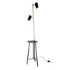 Lampa podłogowa czarno-złota 164cm Perret 52-00019