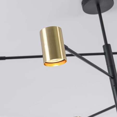 Light prestige Snow 6 wiszący złoty LP-731/6P GD