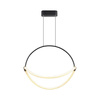 Oprawa Zwieszana V-TAC 16W LED 50cm Czarna VT-10125 3000K 1920lm