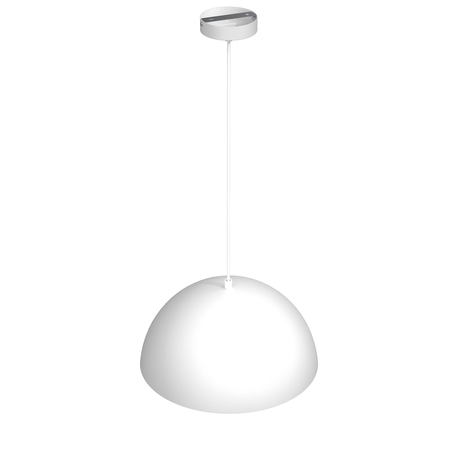 Lampa wisząca BETA biała złota 1xE27 35cm