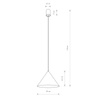 Nowodvorski Lampa wisząca zielona ZENITH M