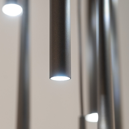 Lampa wisząca PIANO Brown 10xG9