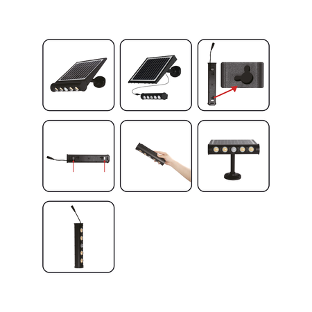 Lampa Solarna Talent 8W 4000K IP65