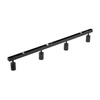 Tk Lighting NEX BLACK lampa sufitowa  4XGU10