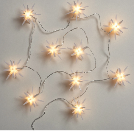 Girlanda świąteczna Gwiazdy Led na baterie 1,4m