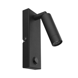 Kinkiet ENZO Czarny 1xG9