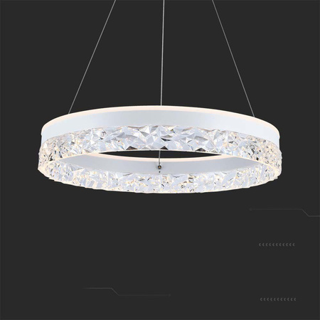 Oprawa Zwieszana V-TAC 25W LED Biała VT-7581 3000K 3000lm