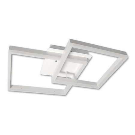 Plafon lampa LED Galaxis Herkules 70W 54x54x13cm kwadratowy biały + pilot