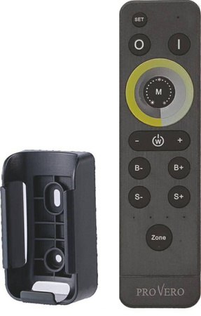 Pilot VOLTA do sterowania taśm led DIM/CCT 4-strefowy