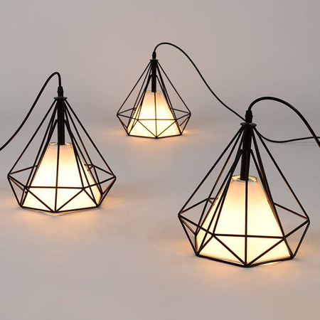 Lampa wisząca druciana LOFT GEO S