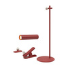 Lampka Biurkowa V-TAC 4w1 37cm Kinkiet Klips Latarka 3W LED Czerwona 