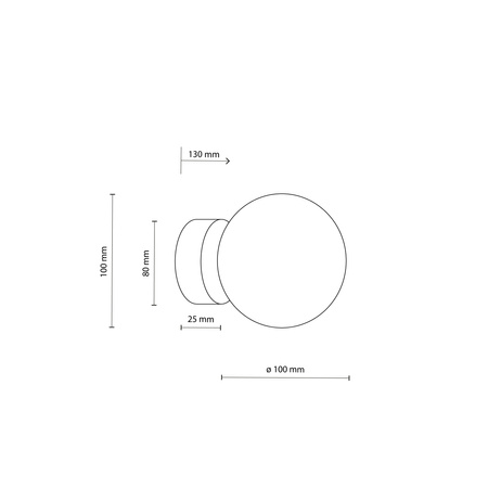 Lampa sufitowa MINI Black 1xG9