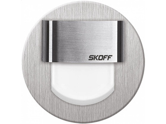 Oprawa schodowa RUEDA mini LED Light Skoff 0,4W 10V DC IP66 szlif inox b. neutralna