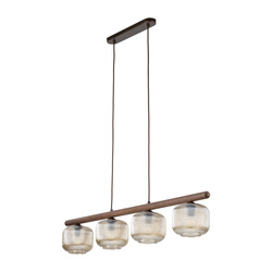 SALVIA BROWN LAMPA WISZACA 4XE14