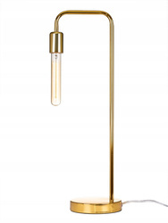 Lampka nocna skandynawska złota na stolik