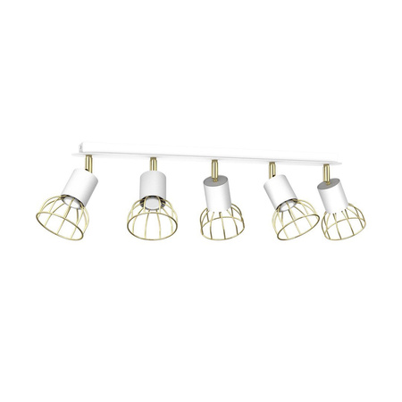 Lampa sufitowa DANTE White/Gold 5xGU10