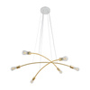 Lampa wisząca HELIX GOLD 6xE27