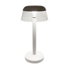 Lampka Biurkowa Nocna V-TAC 3W LED 28cm Ładowanie USB Ściemnianie Biała 