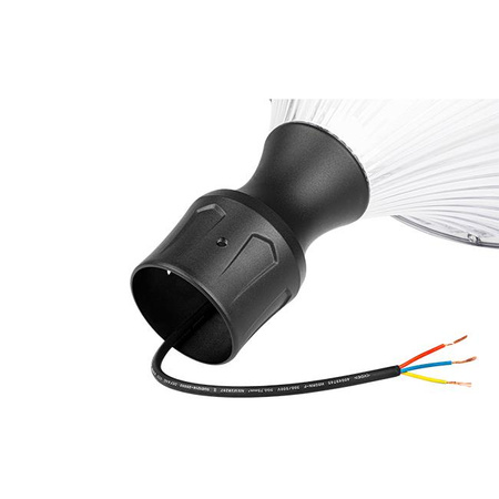 Lampa LED parkowa latarnia E27 Plexio czarna