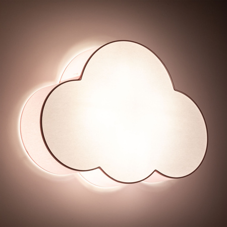 Tk Lighting CLOUD lampa sufitowa RÓŻOWA 4xE27