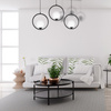 Lampa wisząca BOSTON 3xE14 czarna