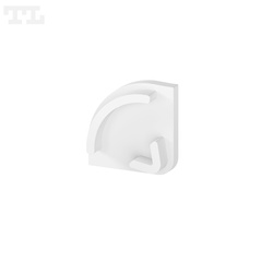 Komplet zaślepek bocznych białych P3-6 do osłonki C18 (1 szt. z otworem, 1 szt bez otworu) (nr kat 7703606)