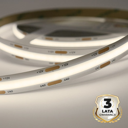 Taśma Led COB 5W/460lm/320/m  4000K IP20 12V 1m