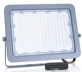 Naświetlacz LED halogen 150W IP65 6500K szary 90°
