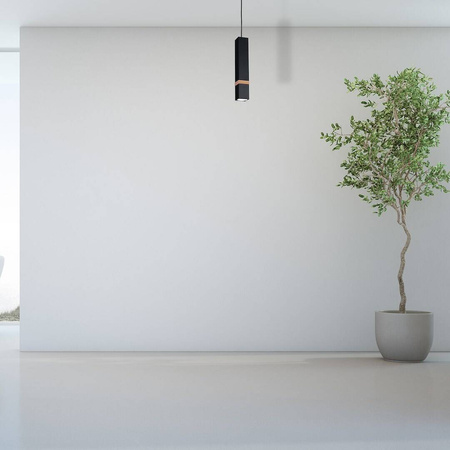 Lampa wisząca VIDAR BLACK 1xGU10 czarna