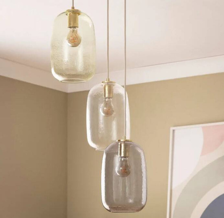 Lampa Wisząca ze Szkła Bonhomía 3xE27
