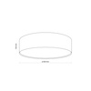 Lampa sufitowa RONDO Gold 4xE27 450