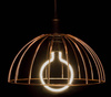 Lampa wisząca sufitowa GOLDEN ROSE metalowa LOFT