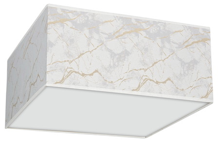 Lampa sufitowa SENSO White/Gold kwadrat 3xE27