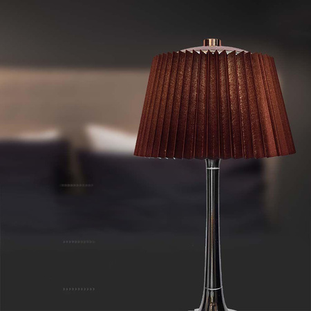 Lampka Biurkowa Nocna V-TAC 1,5W LED 28cm Ładowanie USB Ściemnianie Brąz 