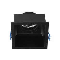 Oczko V-TAC GU10 Hoyne Comb Aluminium Kwadrat Czarne VT-9001SQ