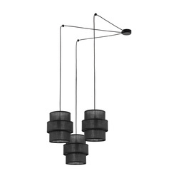 Lampa wisząca CALISTO Black 3xE27