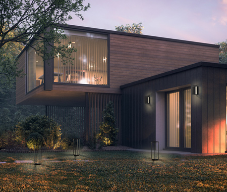 Nowodvorski Kinkiet zewnętrzny natynkowy SYMMETRY LED