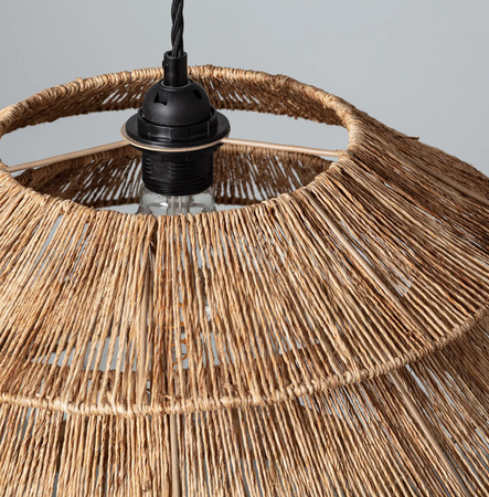 Lampa wisząca naturalna Boho z Juty Aymara 50cm