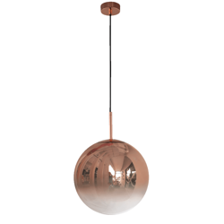 Lampa wisząca Palla mała miedziana 1xE14