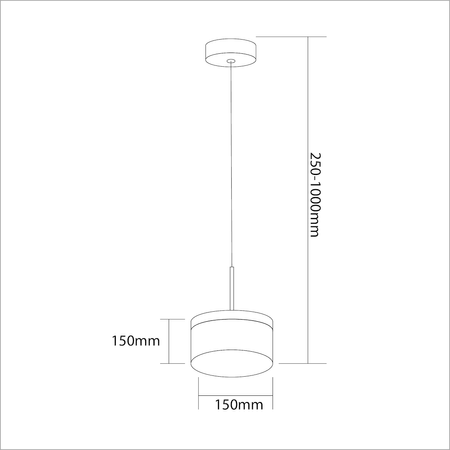 Lampa wisząca ELEGANCE 9W LED
