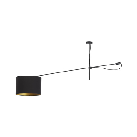 Nowodvorski Lampa sufitowa czarna złota VIPER 