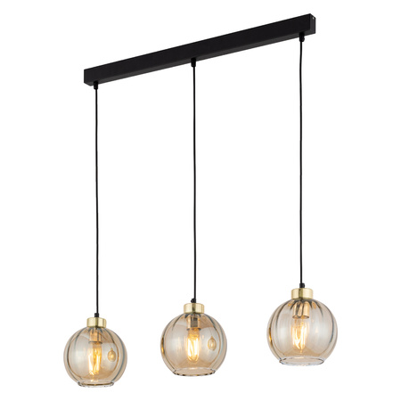 Lampa wisząca DEVI Amber 3xE27 listwa 