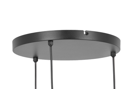 Lampa wisząca nad okrągły stół, kolor grafit K-5252 z serii BRUS