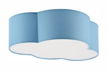 Lampa sufitowa dziecięca Plafon chmura 2 x E27 pastelowa niebieska MINI