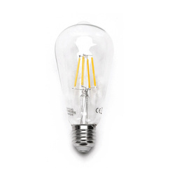 Żarówka LED Filament Przezroczysta ST64 E27 10W ciepła