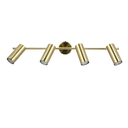 Lampa mosiądz ścienna/sufitowa listwa 4x15W Colly 94-01740