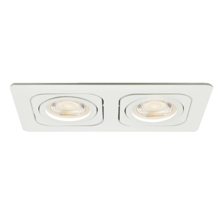 Oprawa OZZO KLINT2-221-WH podwójna kwadratowa biała