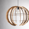 Lampa wisząca VENUS Wood 1xE27 L