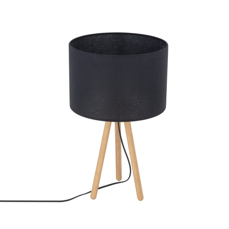 Lampka nocna TOKYO BLACK E27 Sosna