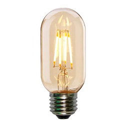 Żarówka dekoracyjna LED filament E27 4W T45 amber